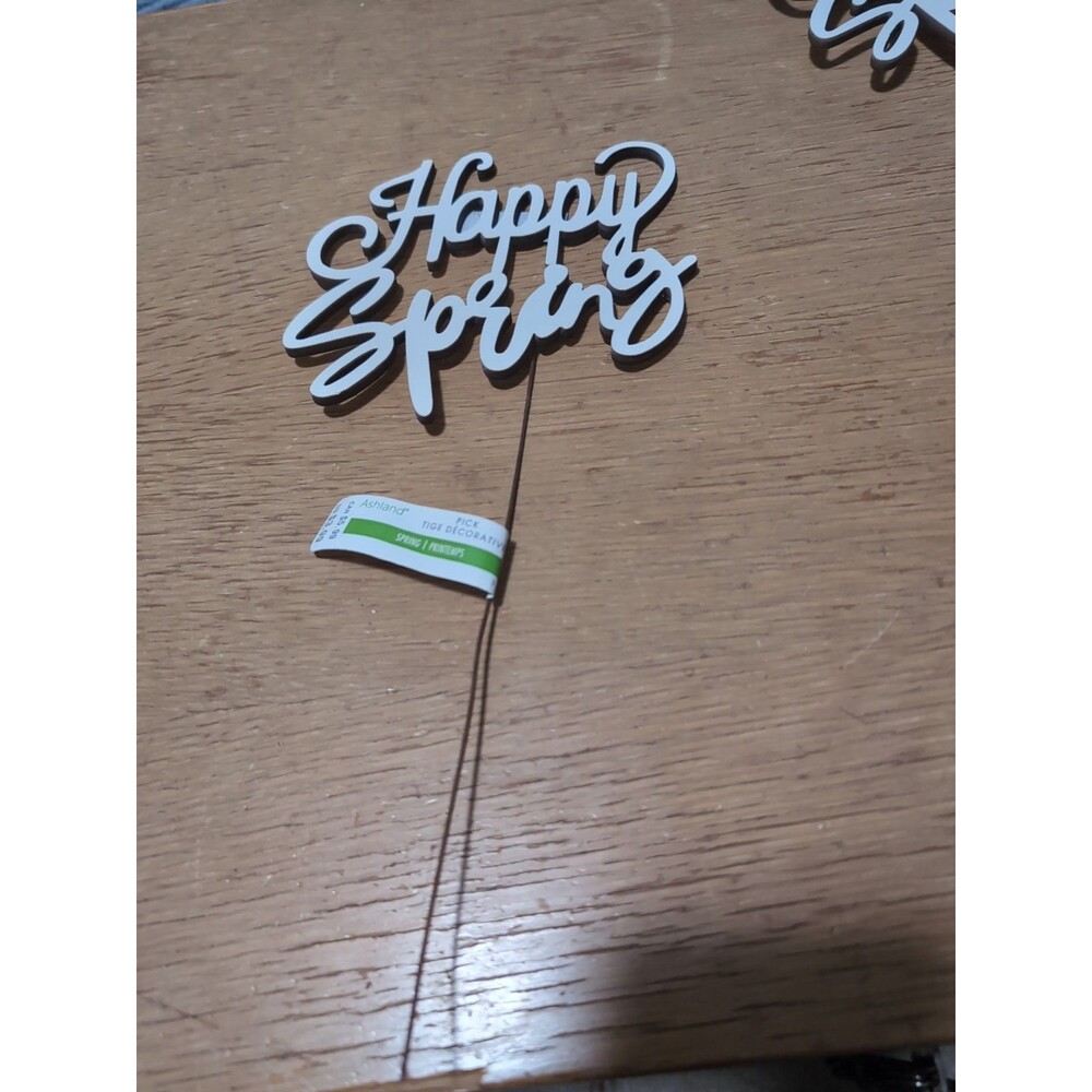 Happy Spring Wooden Home Decor